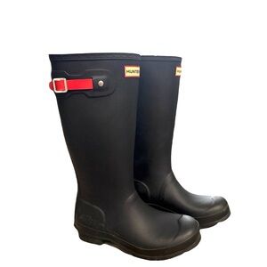 Hunter Black Rain Boots Youth/Kids Size US 4